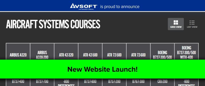 Avsoft Launches New Website | Online Aviation Pilot Training Courses